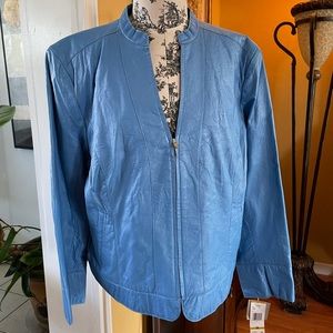 New with tags.  Leather jacket